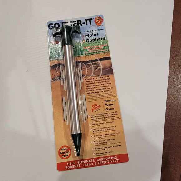 gopher-it By Exhart (Gopher Removal Tool)  New, sealed. - Picture 12 of 13